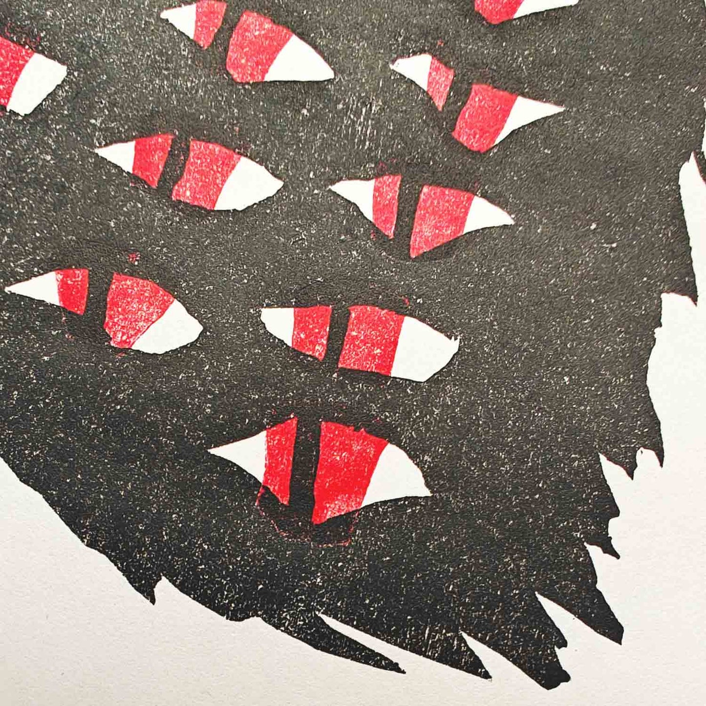 Baskerville - woodcut print