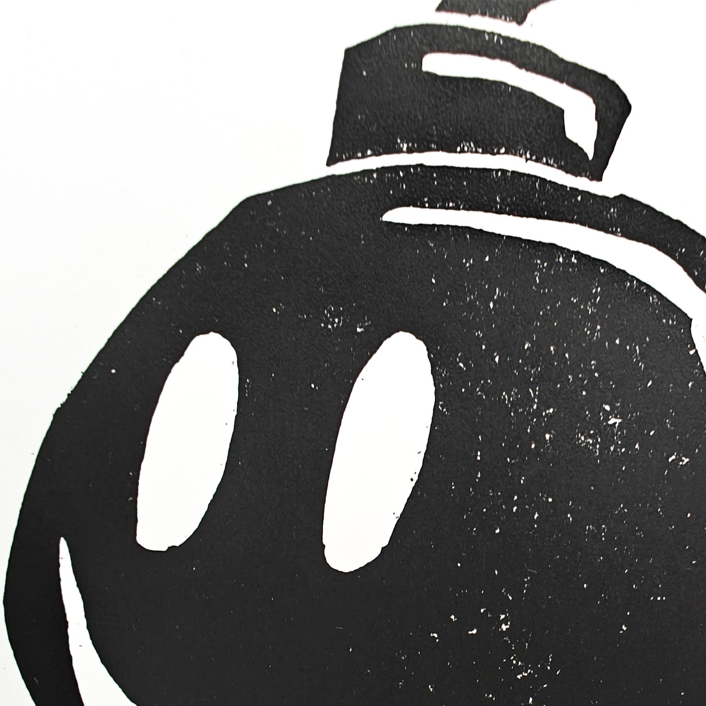 Bob-omb - woodcut print