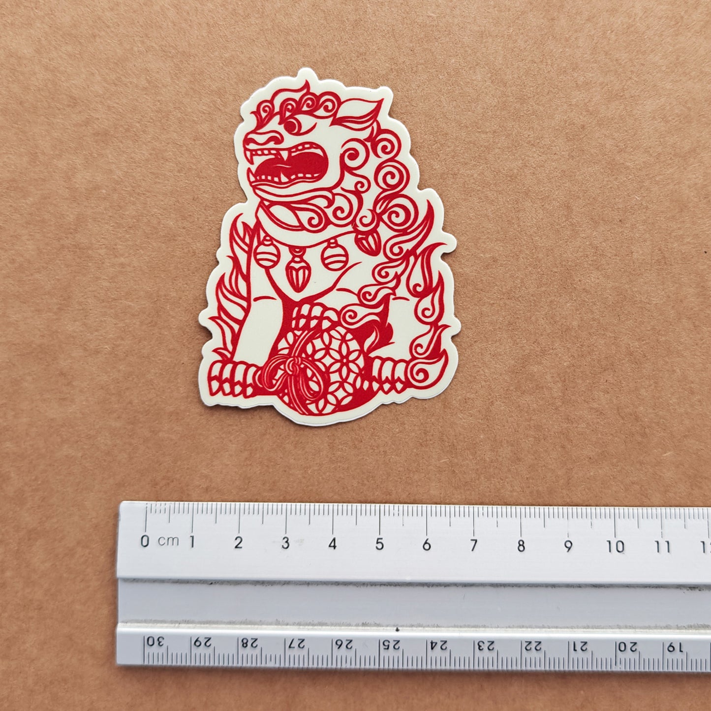 Chinese Guardian Lions - vinyl stickers