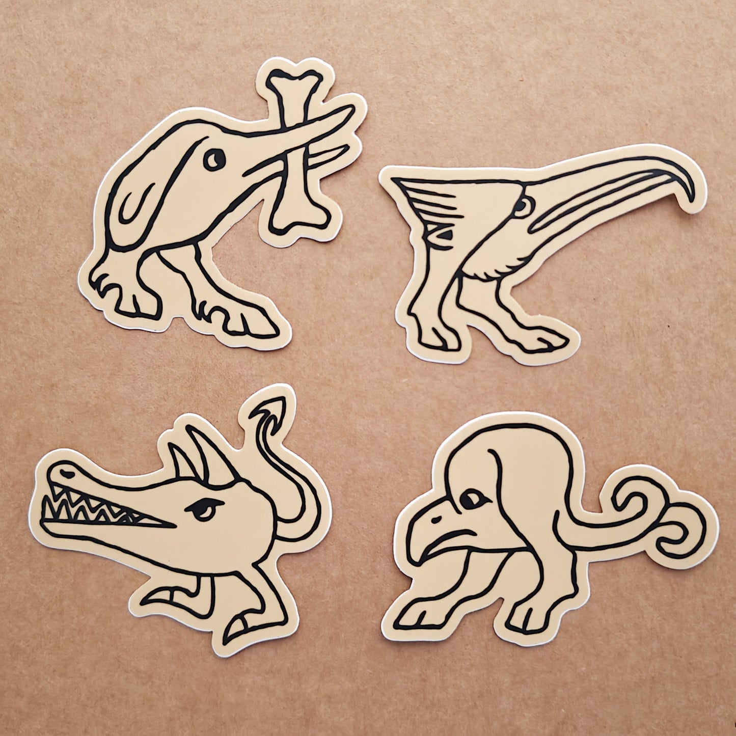 Medieval Marginalia - vinyl stickers