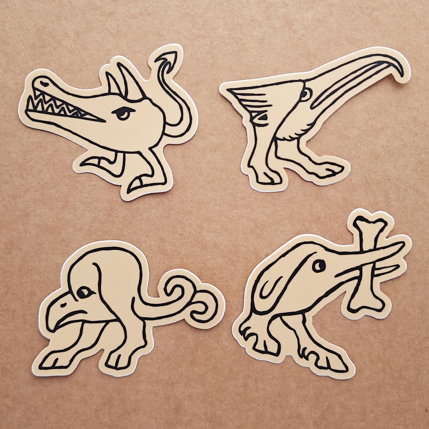 Medieval Marginalia - vinyl stickers