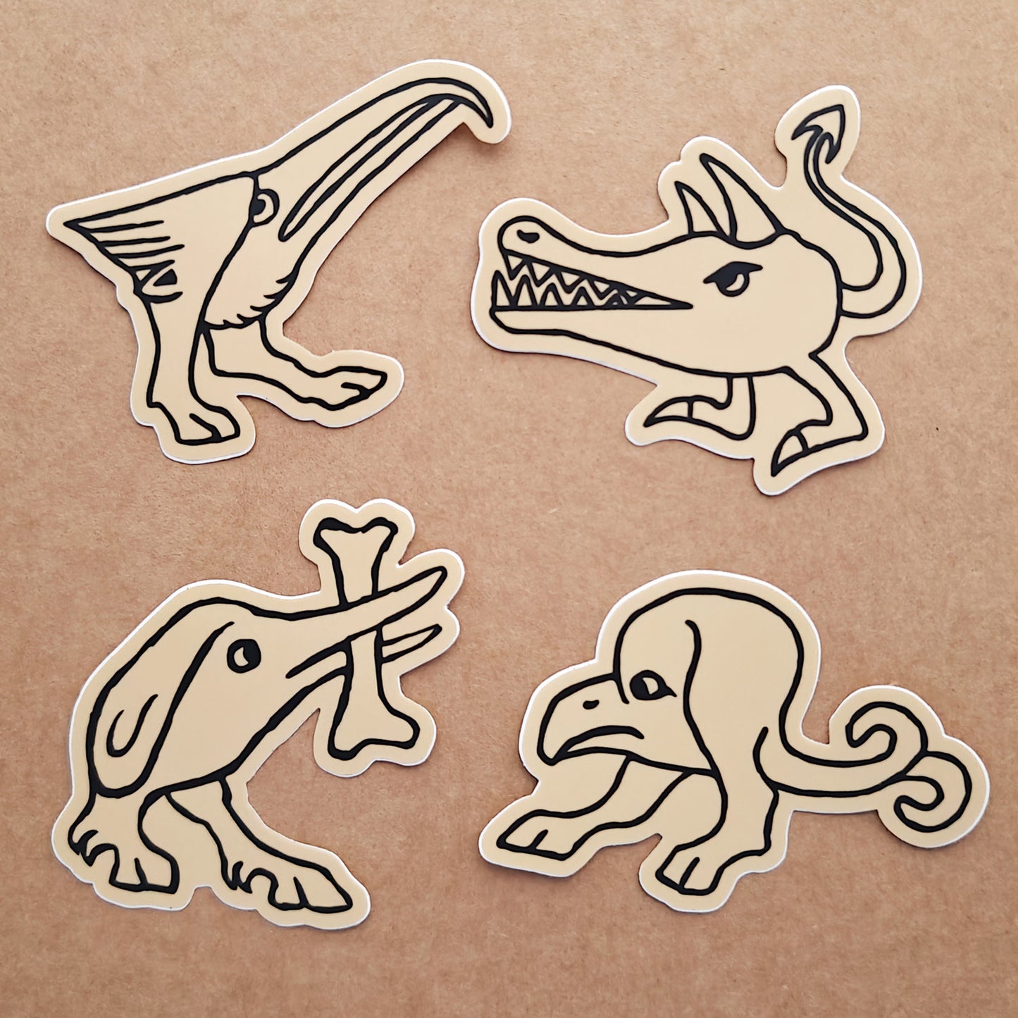 Medieval Marginalia - vinyl stickers