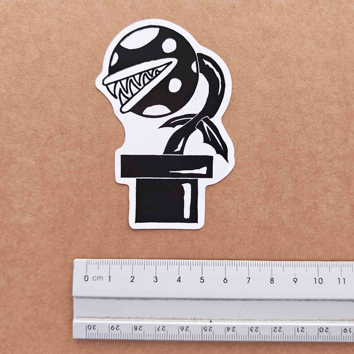 Piranha Plant - vinyl sticker