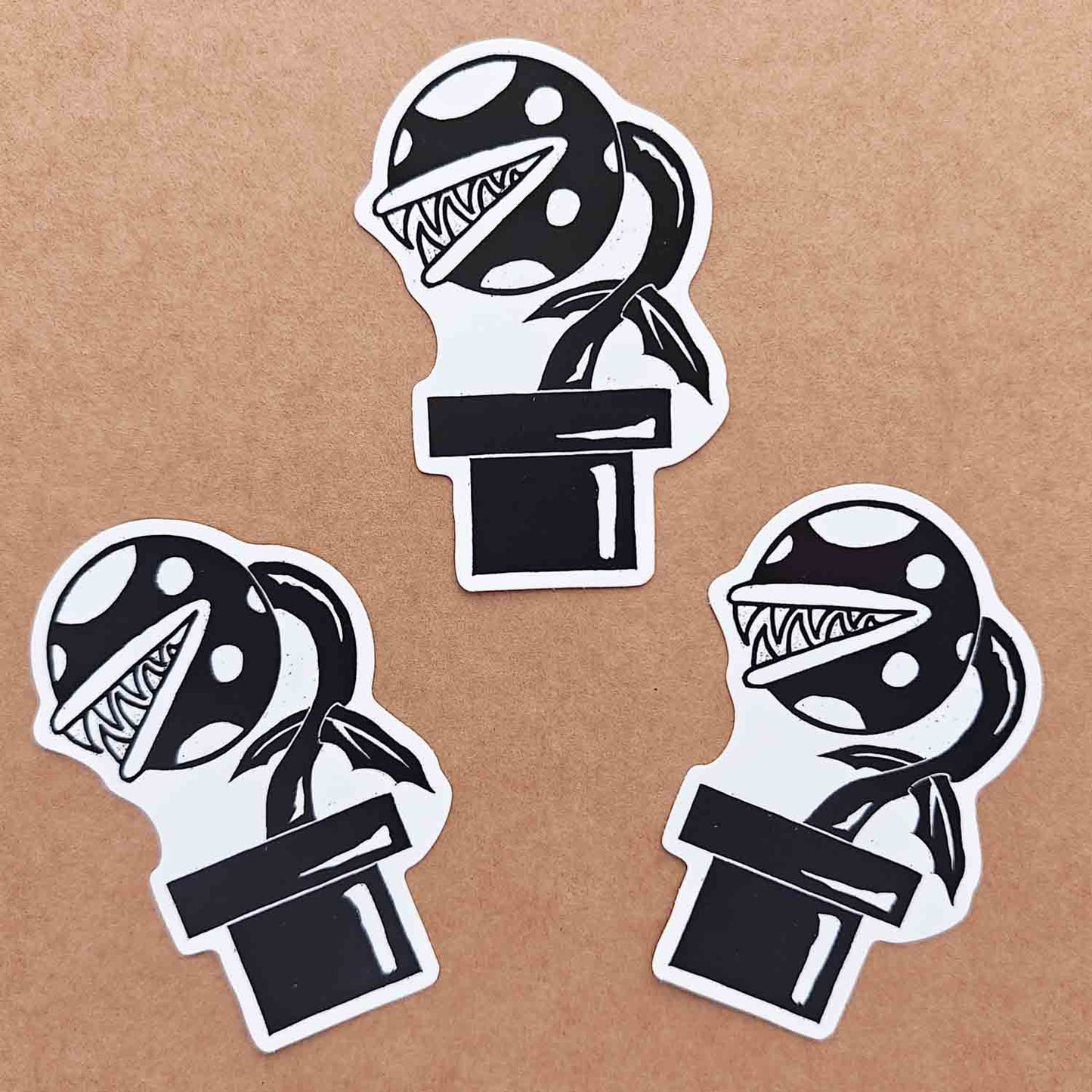Piranha Plant - vinyl sticker