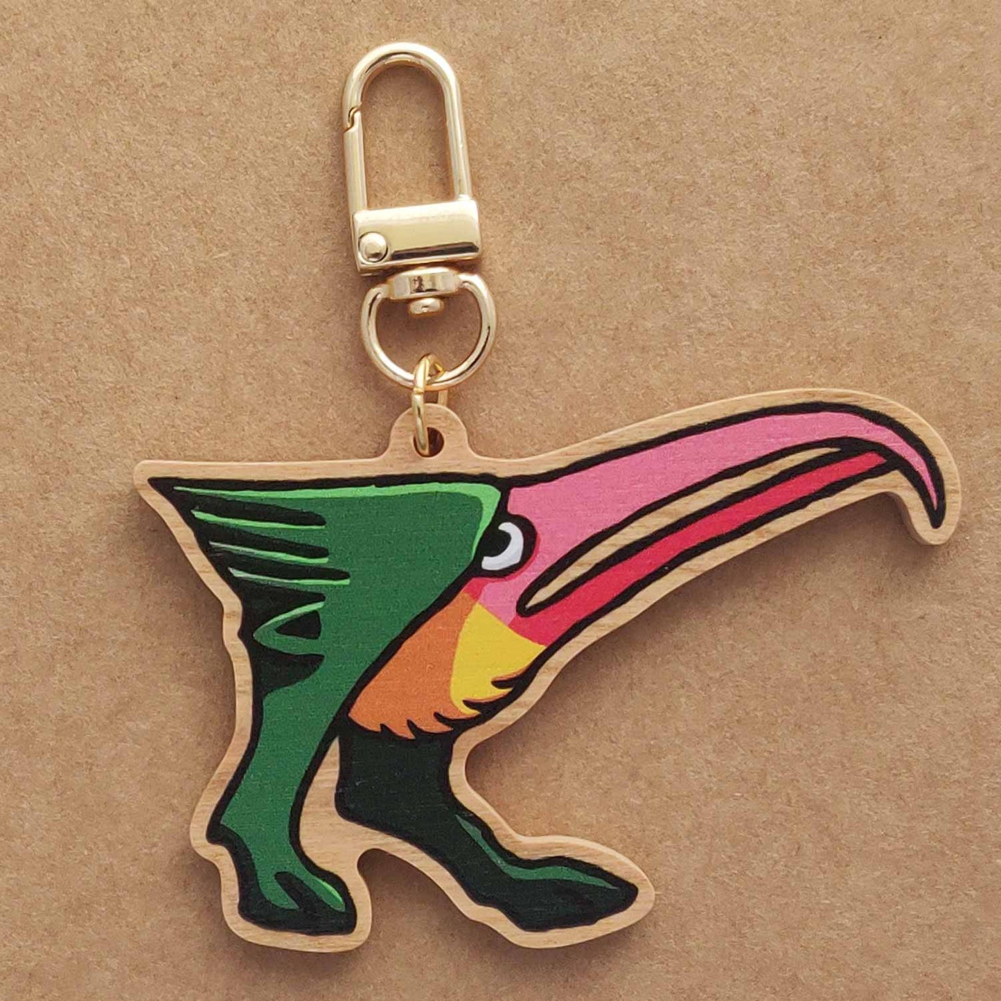 Medieval Marginalia - wooden keychains