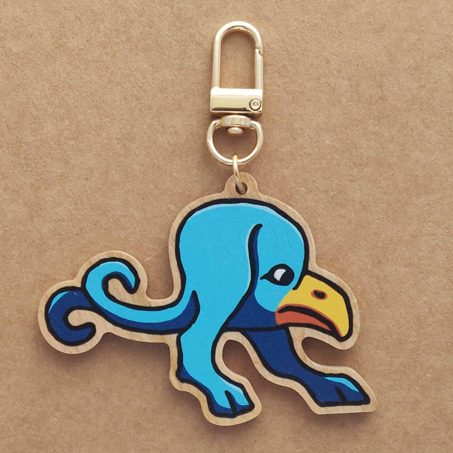 Medieval Marginalia - wooden keychains