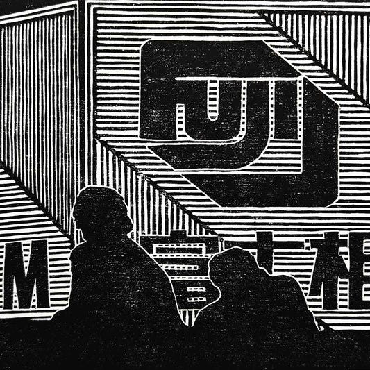 Taipei Story - woodcut print