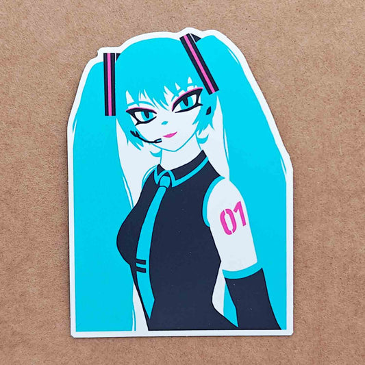 Hatsune Miku - vinyl sticker
