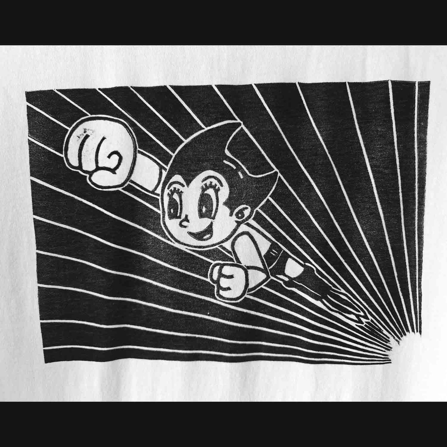 Astro Boy - woodcut printed t-shirt