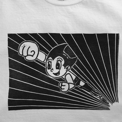 Astro Boy - woodcut printed t-shirt