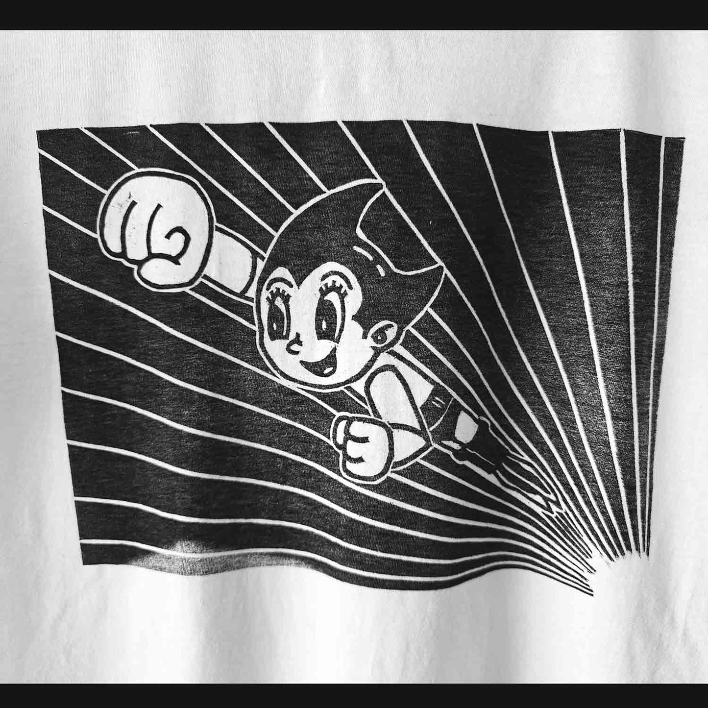 Astro Boy - woodcut printed t-shirt