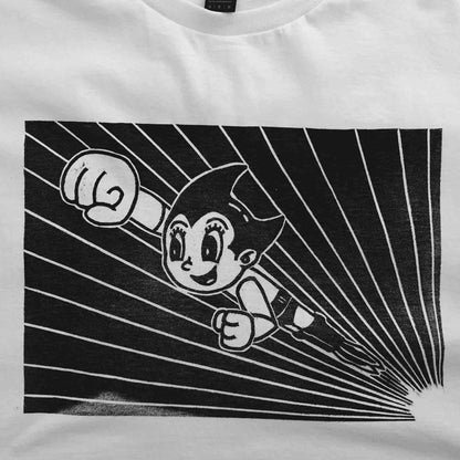 Astro Boy - woodcut printed t-shirt