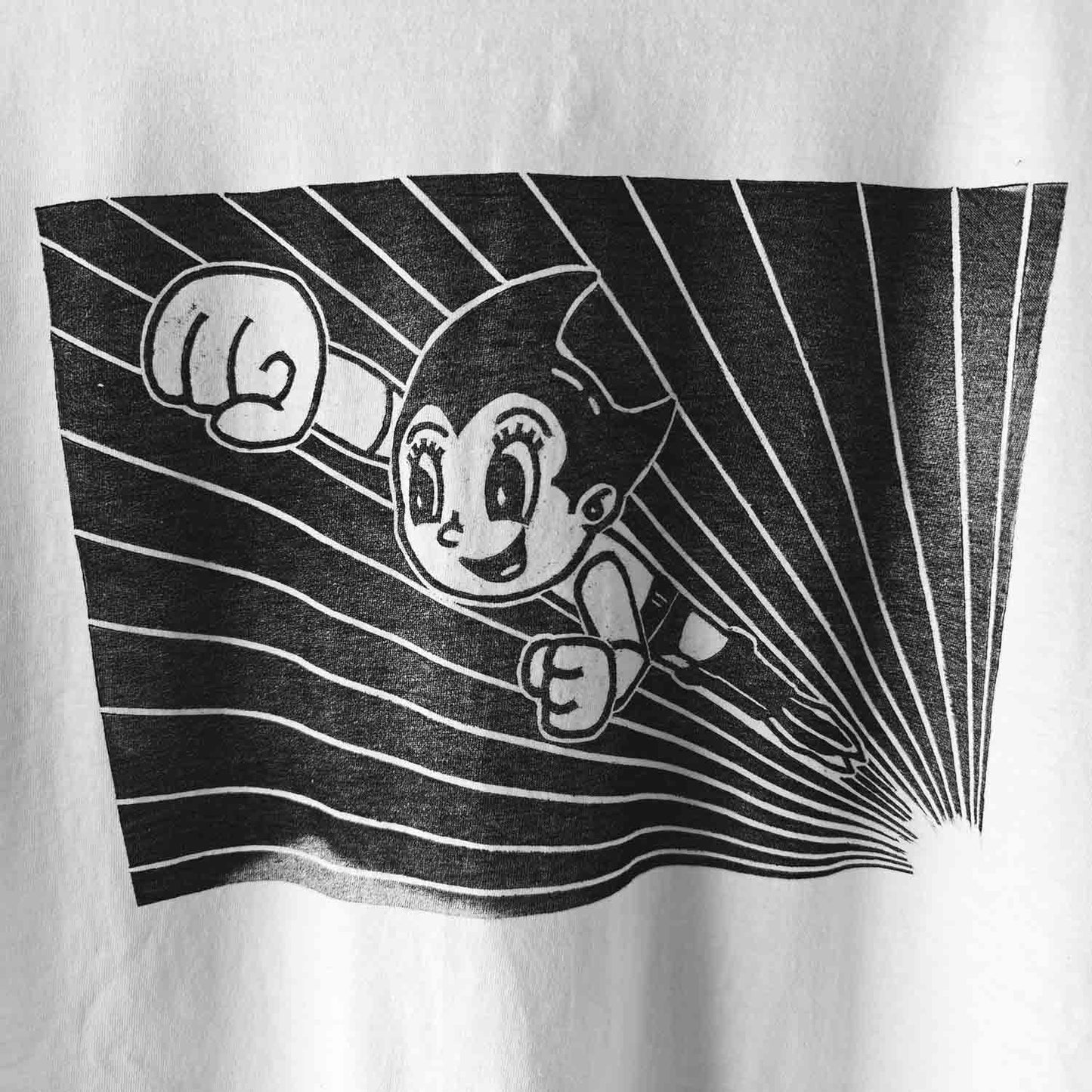 Astro Boy - woodcut printed t-shirt