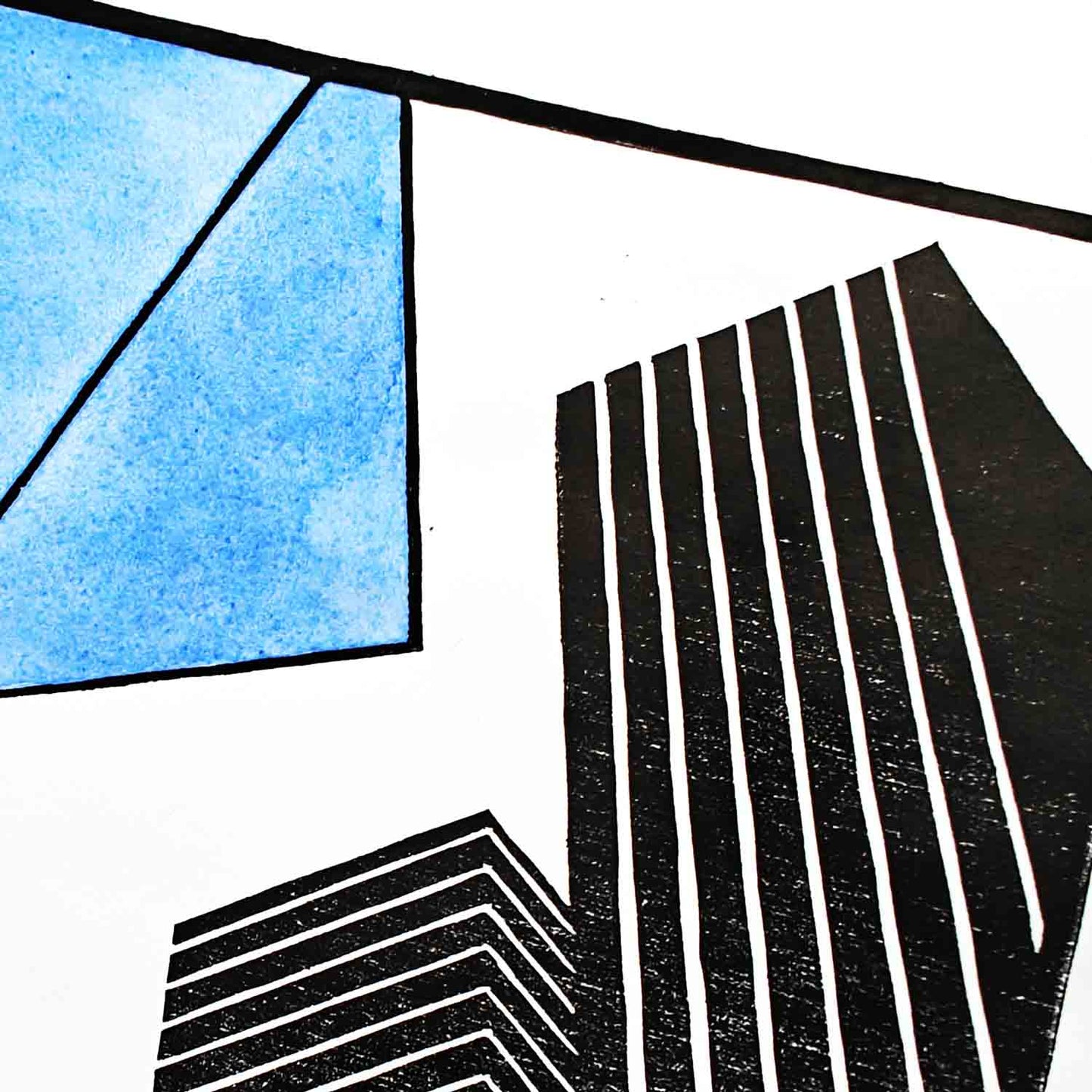 Ramiel - woodcut print