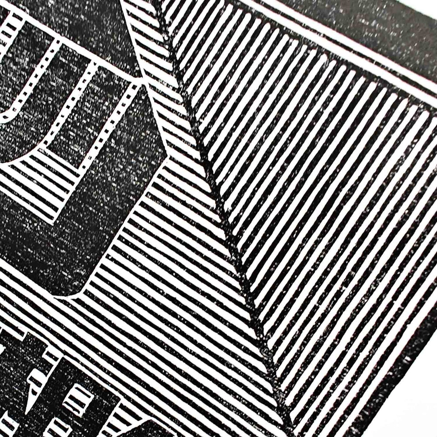 Taipei Story - woodcut print