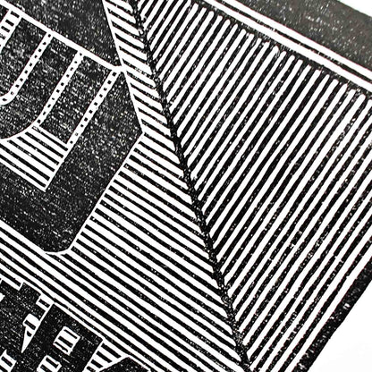 Taipei Story - woodcut print