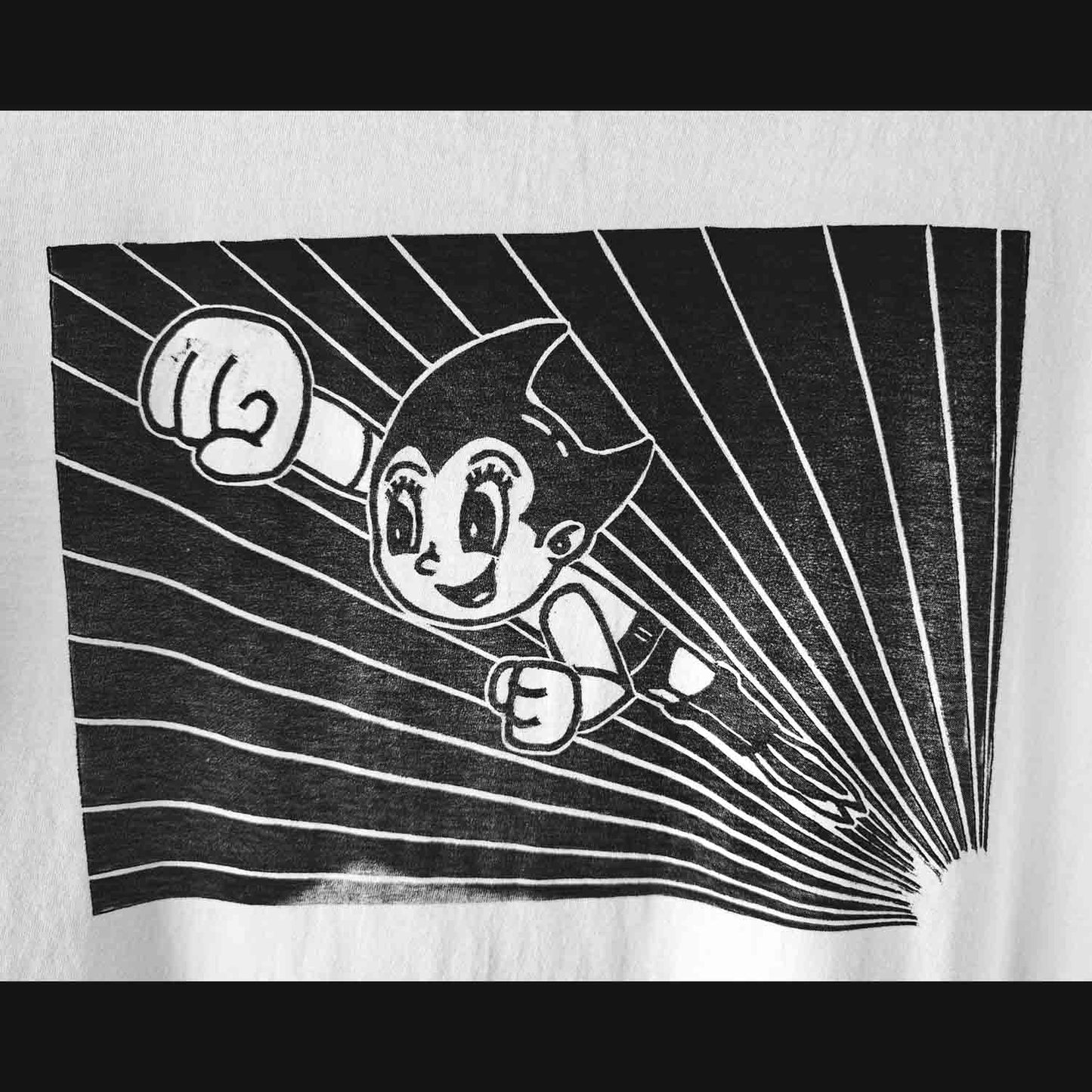 Astro Boy - woodcut printed t-shirt