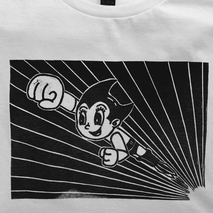 Astro Boy - woodcut printed t-shirt